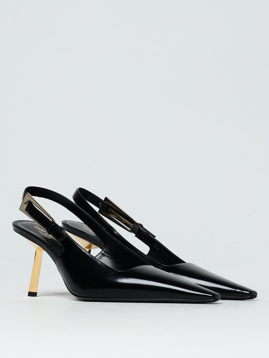 SAINT LAURENT HIGH HEEL SHOES: Shoes woman Saint Laurent, Black - Img 2