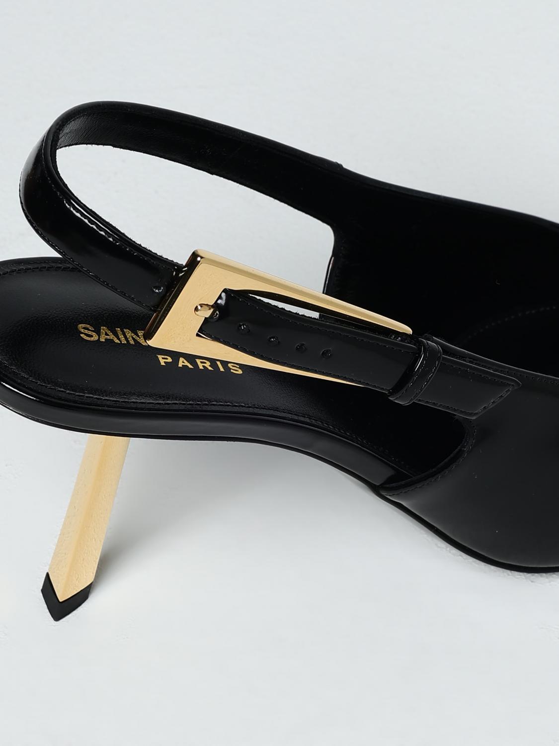 SAINT LAURENT HIGH HEEL SHOES: Shoes woman Saint Laurent, Black - Img 4