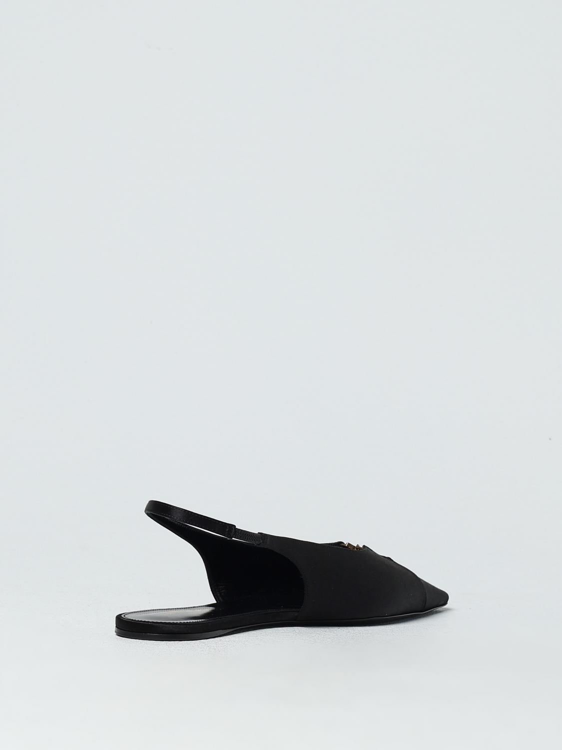 SAINT LAURENT BALLERINE: Ballerina Babylone Saint Laurent in raso , Nero - Img 3