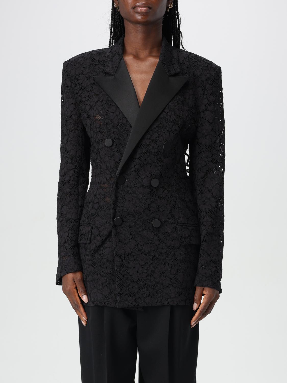 SAINT LAURENT BLAZER: Blazer woman Saint Laurent, Black - Img 1