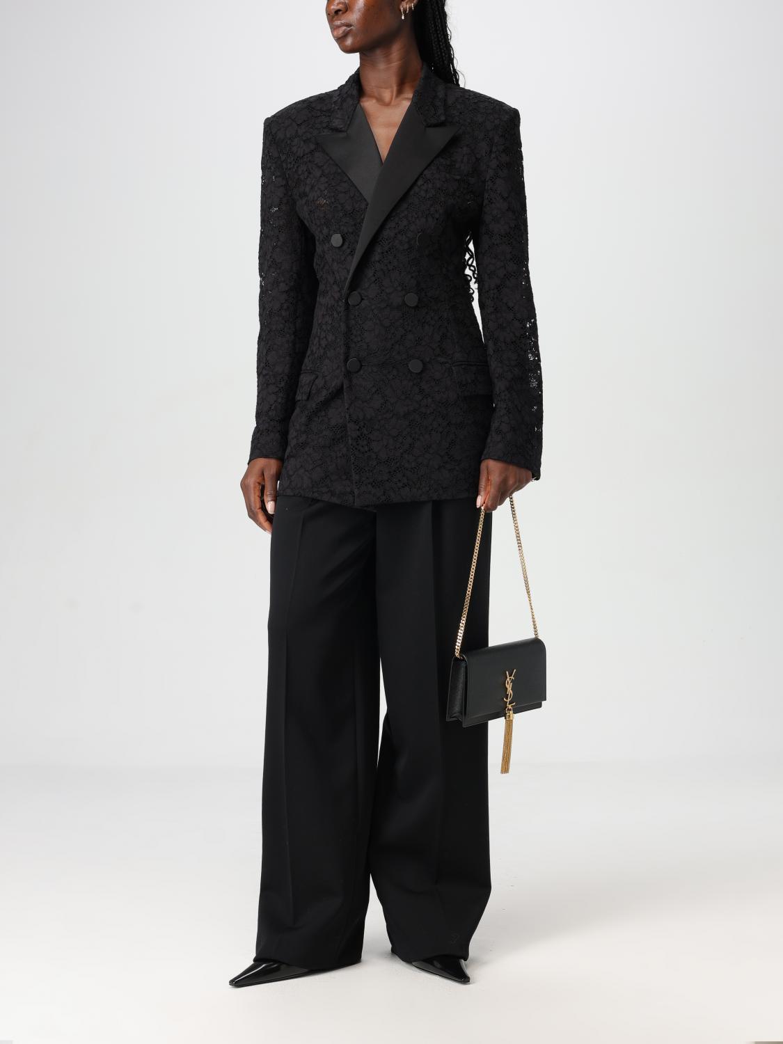 SAINT LAURENT BLAZER: Blazer woman Saint Laurent, Black - Img 2