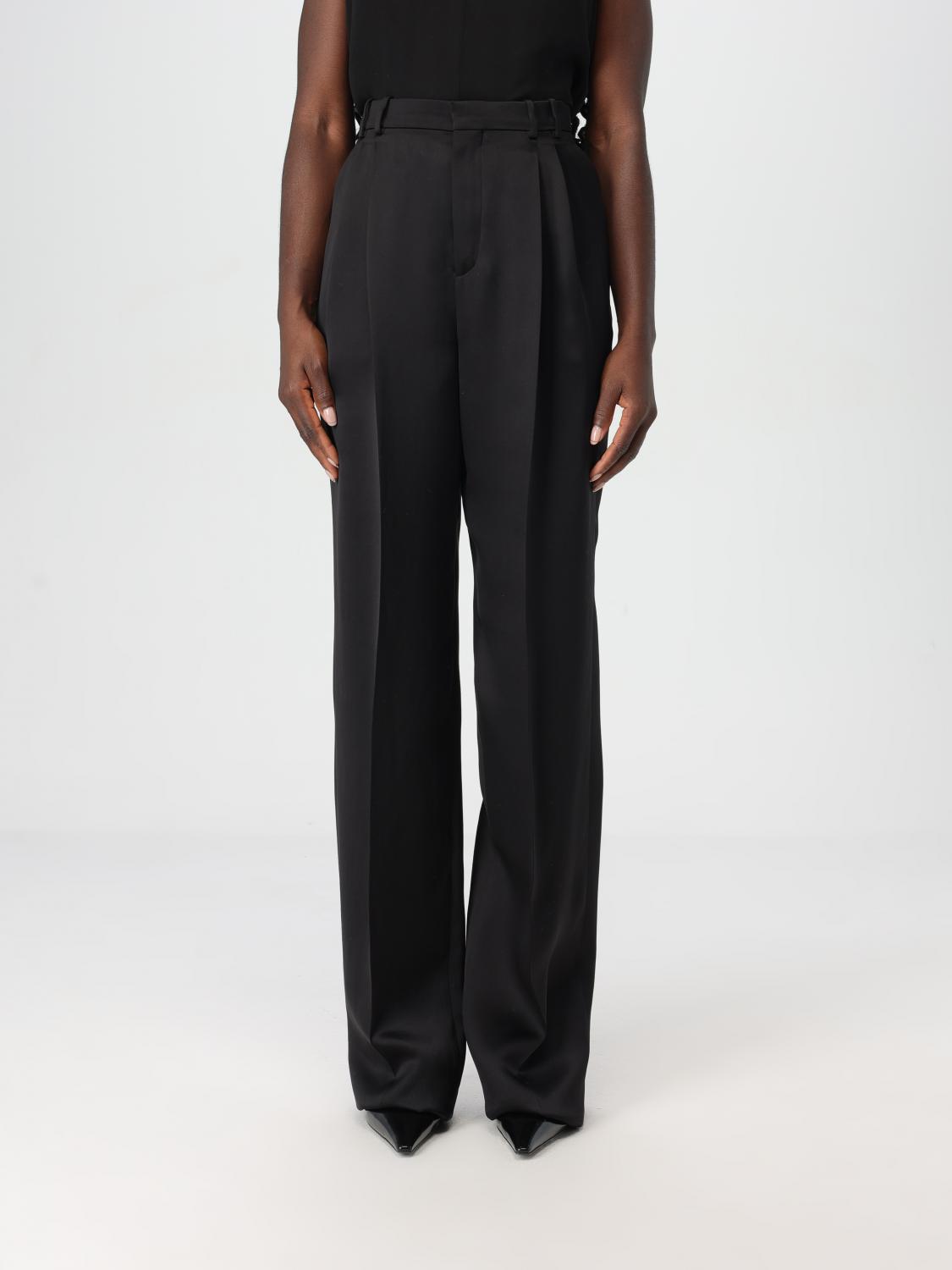 SAINT LAURENT PANTS: Pants woman Saint Laurent, Black - Img 1