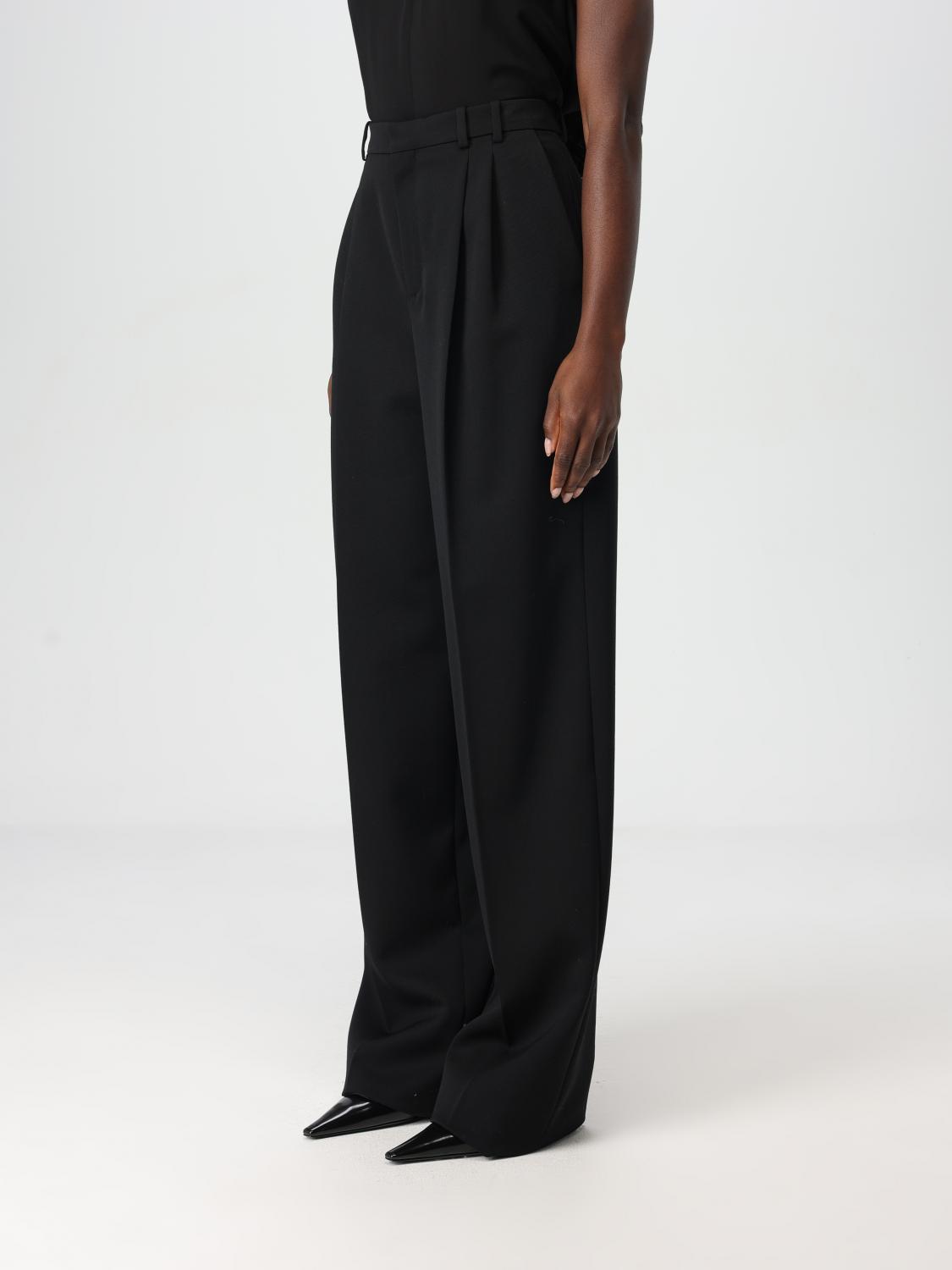 SAINT LAURENT PANTS: Pants woman Saint Laurent, Black - Img 4