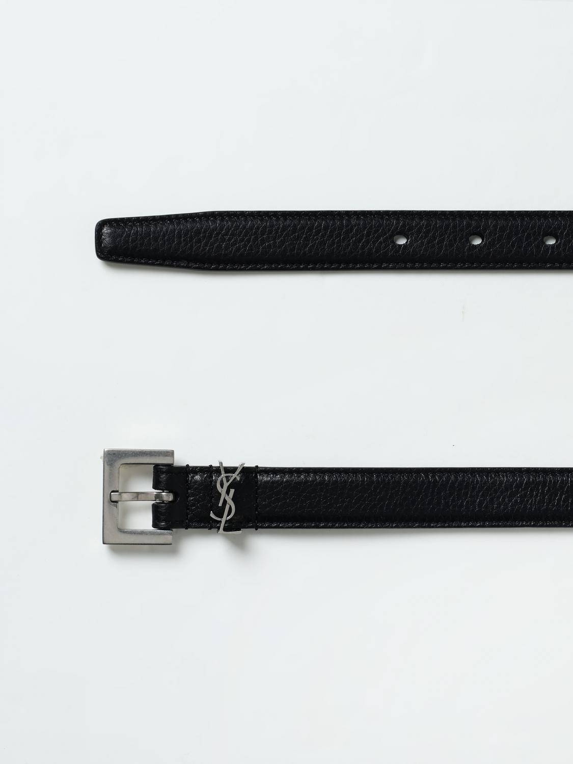 SAINT LAURENT BELT: Belt men Saint Laurent, Black - Img 3