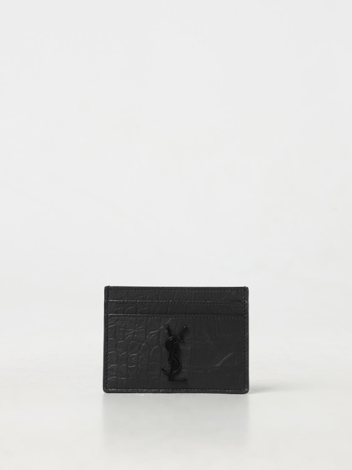 SAINT LAURENT PORTEFEUILLE: Portefeuille homme Saint Laurent, Noir - Img 1