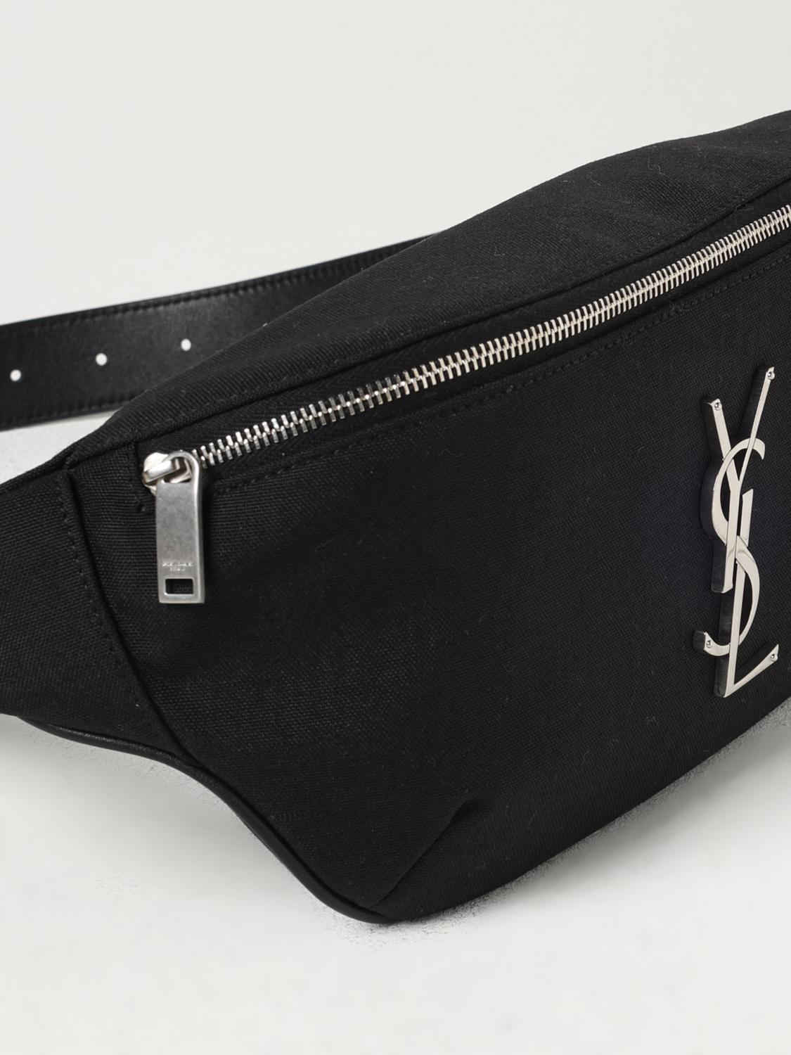 SAINT LAURENT BELT BAG: Bags men Saint Laurent, Black - Img 4