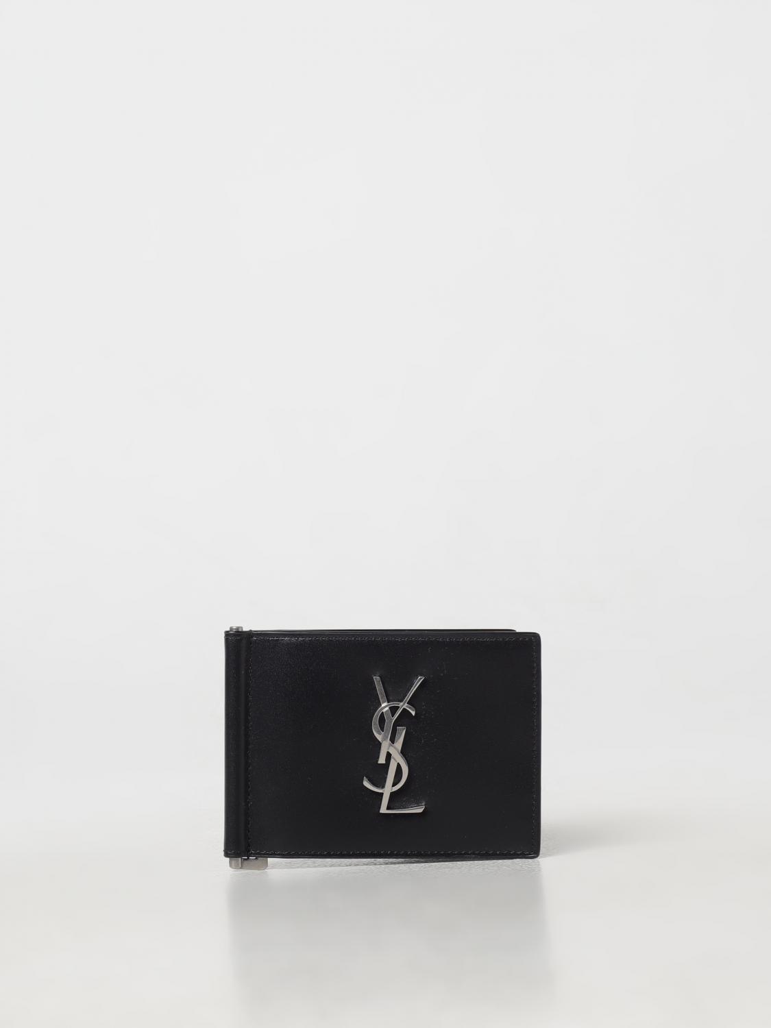 SAINT LAURENT КОШЕЛЁК: Кошелёк Мужское Saint Laurent, Черный - Img 1