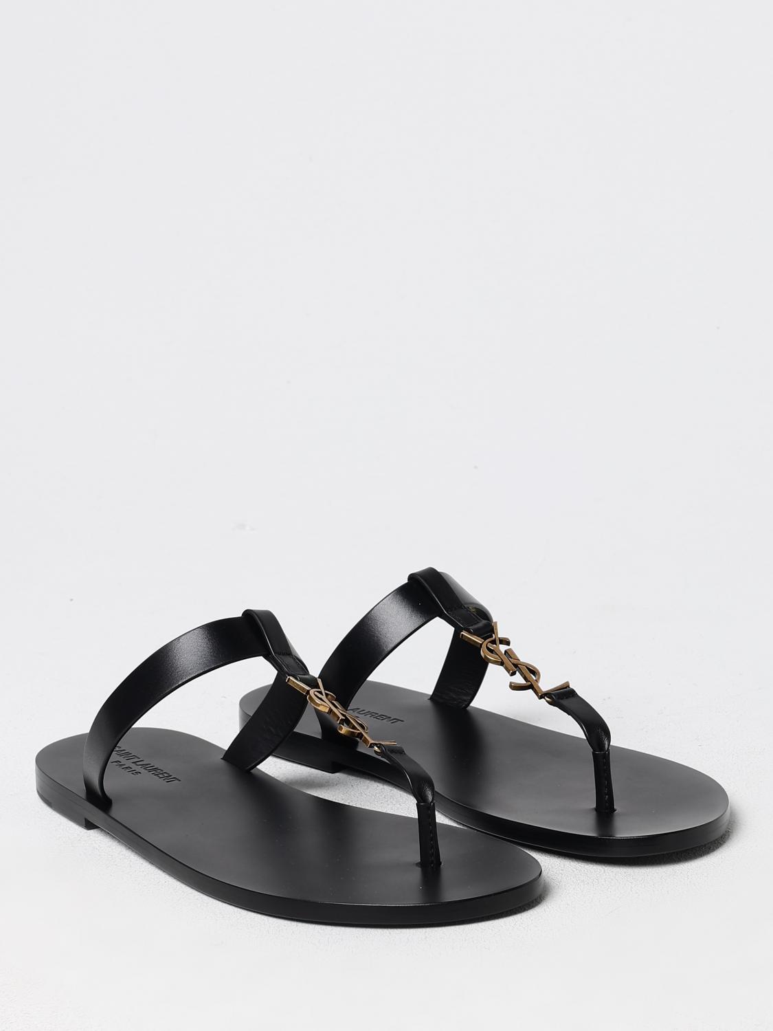 SAINT LAURENT SANDALIAS: Zapatos hombre Saint Laurent, Negro - Img 2