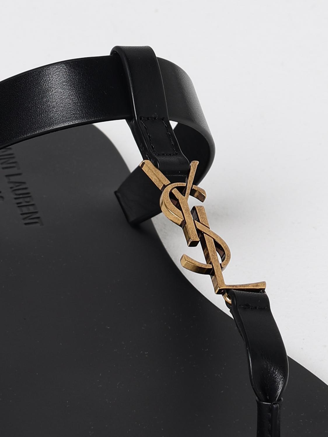 SAINT LAURENT SANDALIAS: Zapatos hombre Saint Laurent, Negro - Img 4