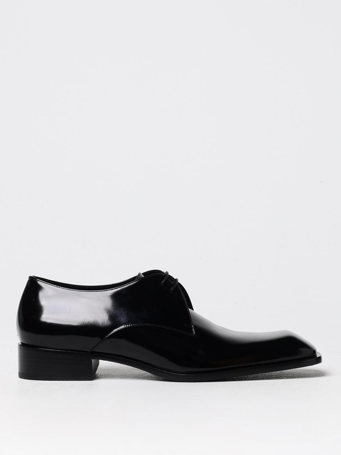 SAINT LAURENT CHAUSSURES DERBY: Chaussures homme Saint Laurent, Noir - Img 1