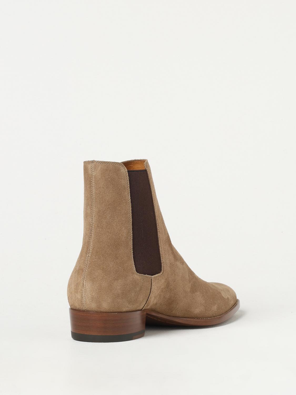 SAINT LAURENT BOOTS: Shoes men Saint Laurent, Beige - Img 3