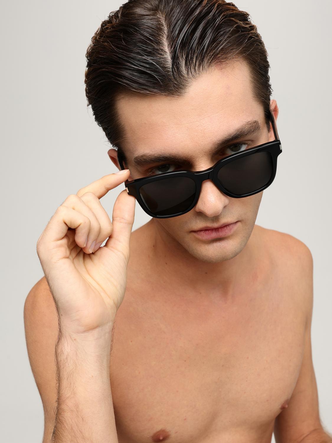 SAINT LAURENT SUNGLASSES: Sunglasses men Saint Laurent, Black - Img 2