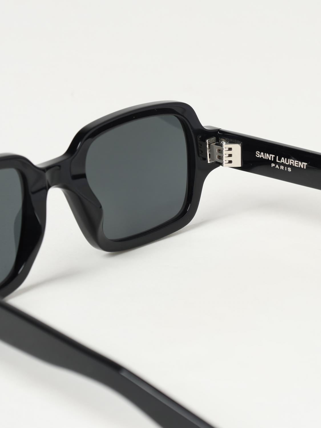 SAINT LAURENT LUNETTES DE SOLEIL: Lunettes de soleil homme Saint Laurent, Noir - Img 5