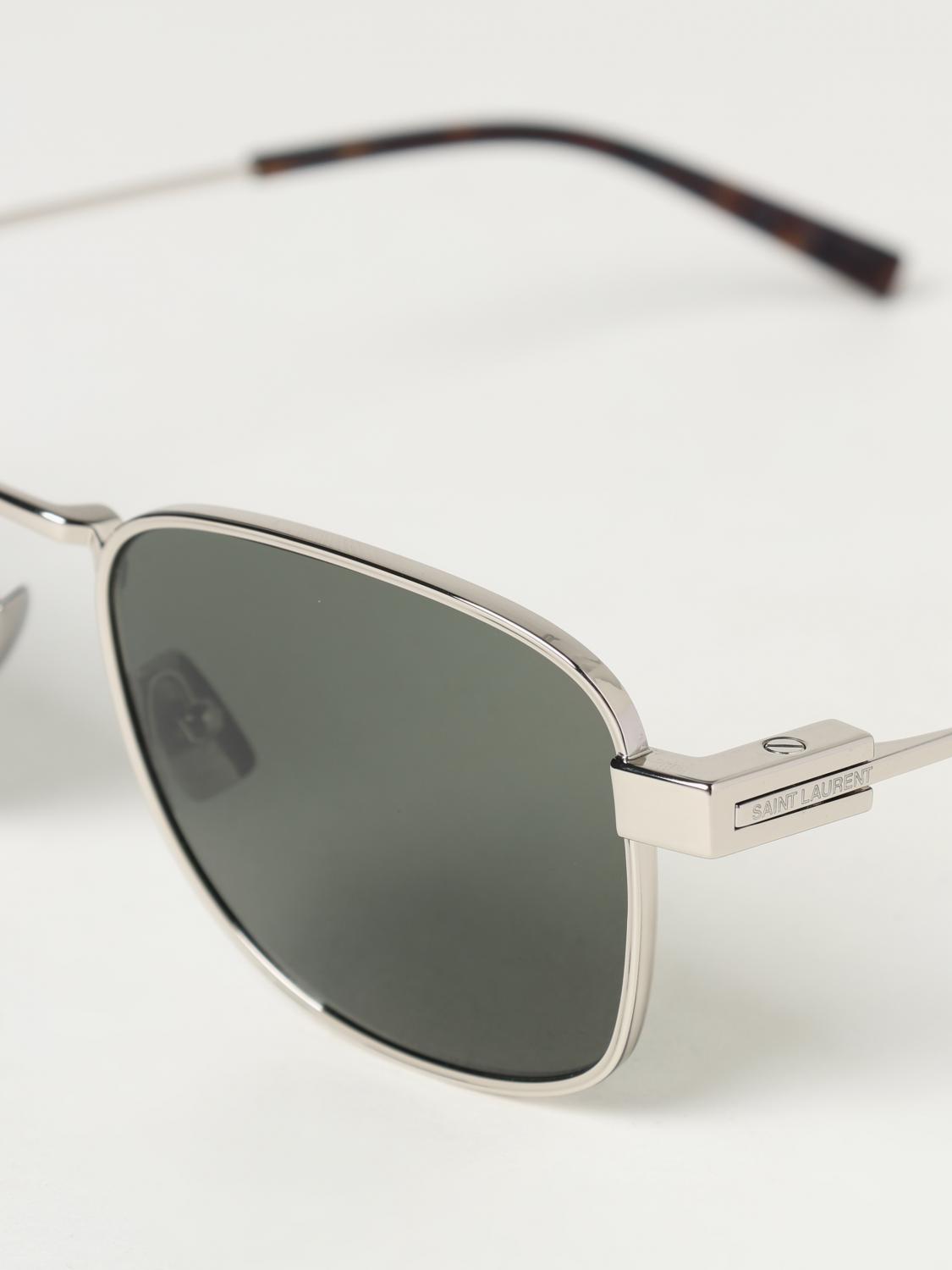 SAINT LAURENT SUNGLASSES: Sunglasses men Saint Laurent, Silver - Img 5