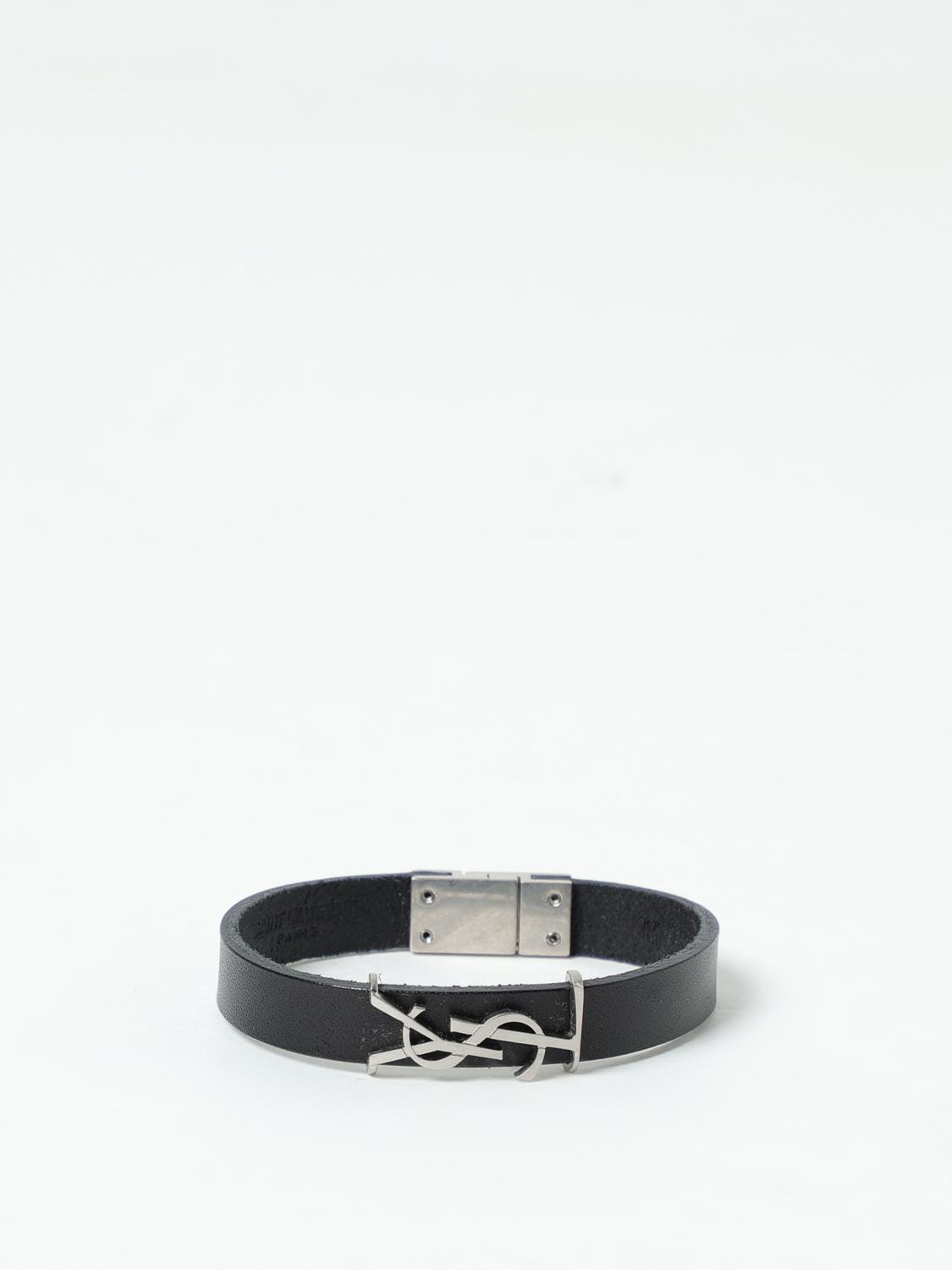 Giglio Bracciale Cassandre Saint Laurent in pelle ed ottone