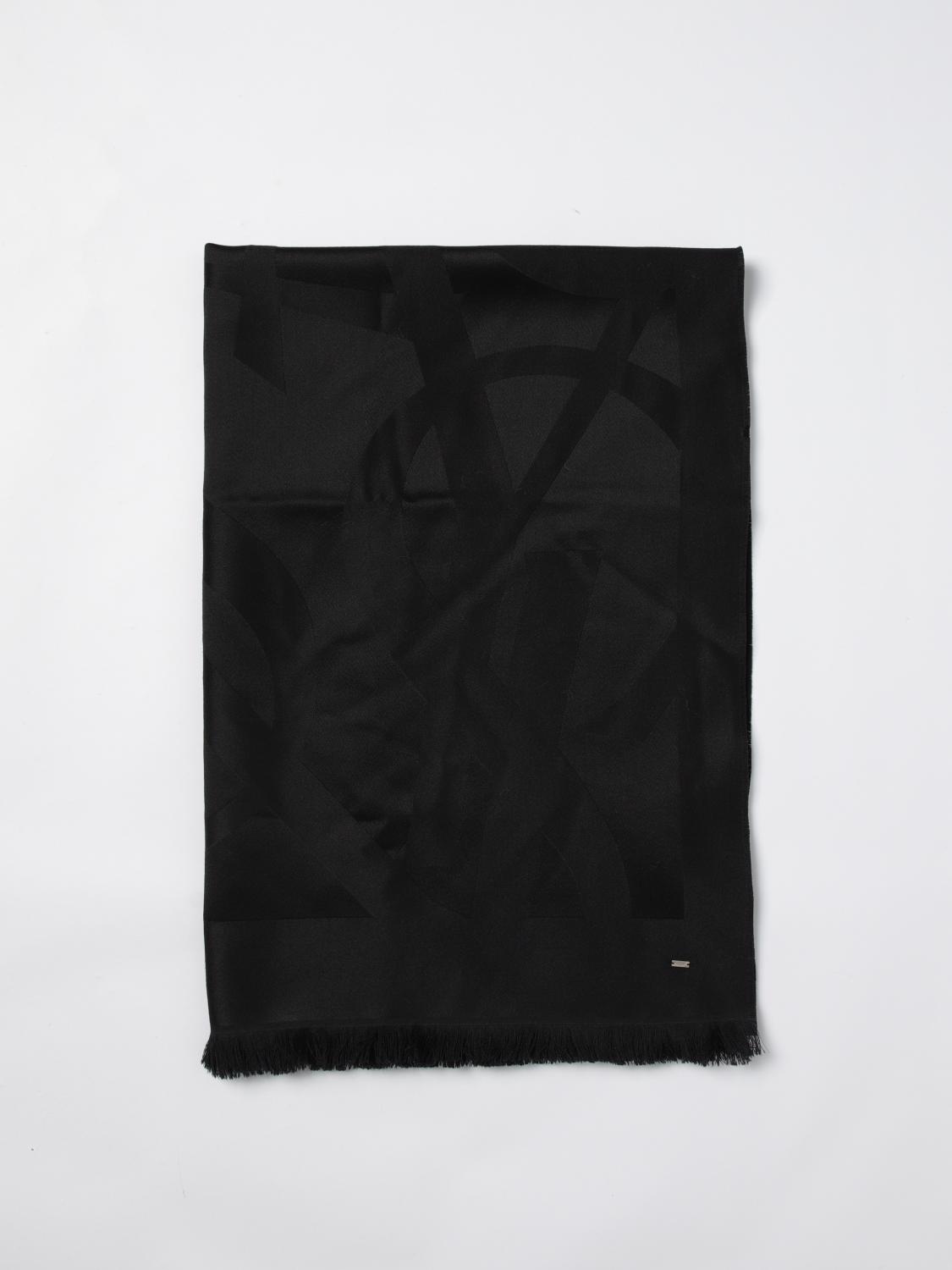 SAINT LAURENT SCIARPA: Scarf men Saint Laurent, Black - Img 1