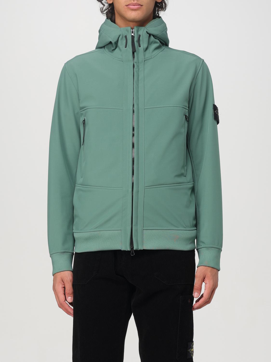 STONE ISLAND 재킷: 재킷 남성 Stone Island, 그린 - Img 1