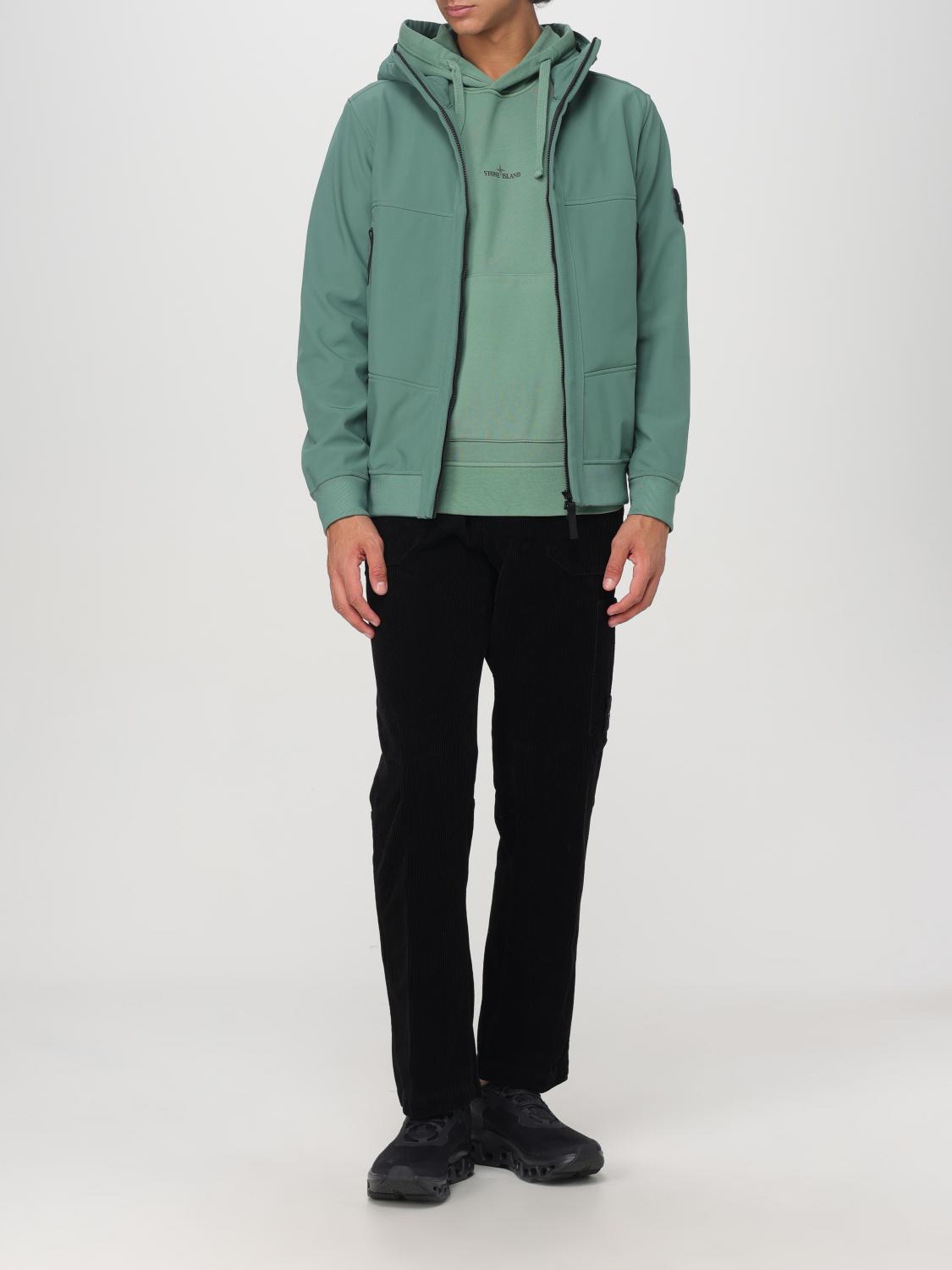 STONE ISLAND 재킷: 재킷 남성 Stone Island, 그린 - Img 2