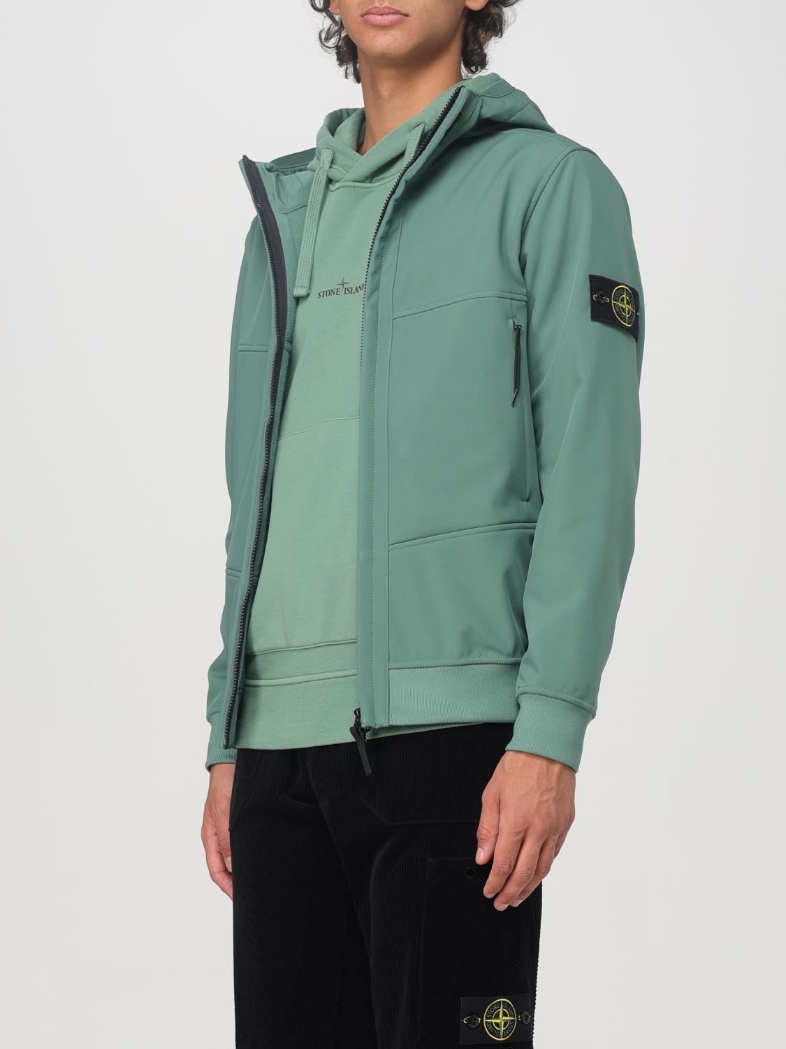 STONE ISLAND 재킷: 재킷 남성 Stone Island, 그린 - Img 4