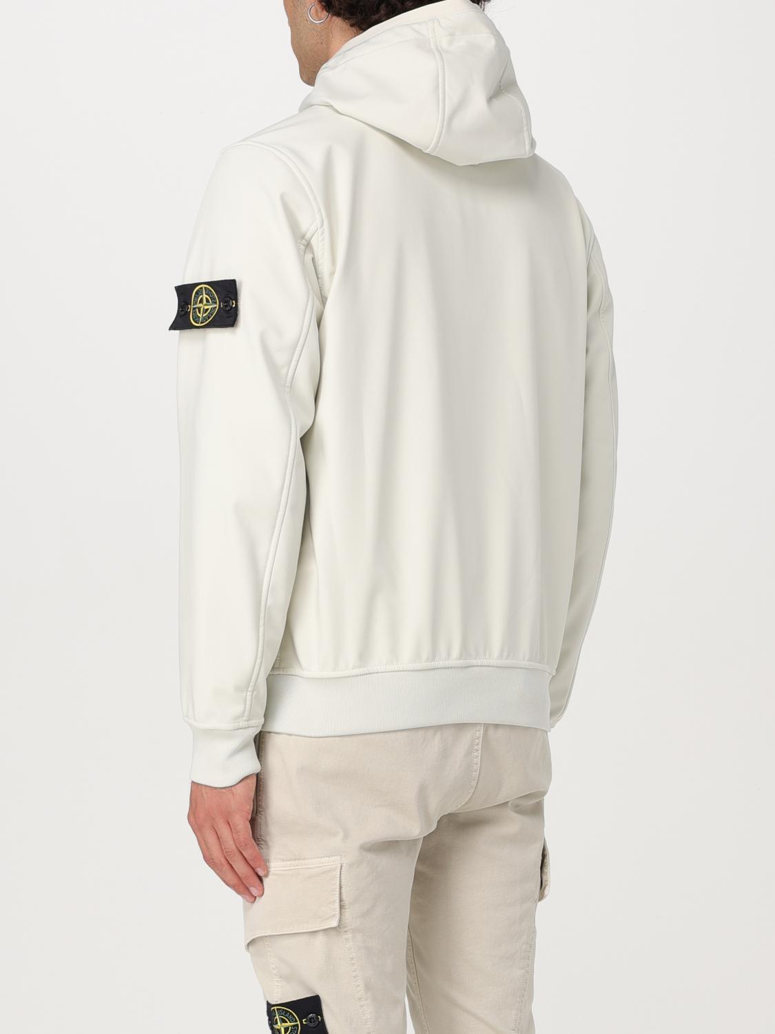 STONE ISLAND ジャケット: ジャケット メンズ Stone Island, イエロークリーム - Img 3