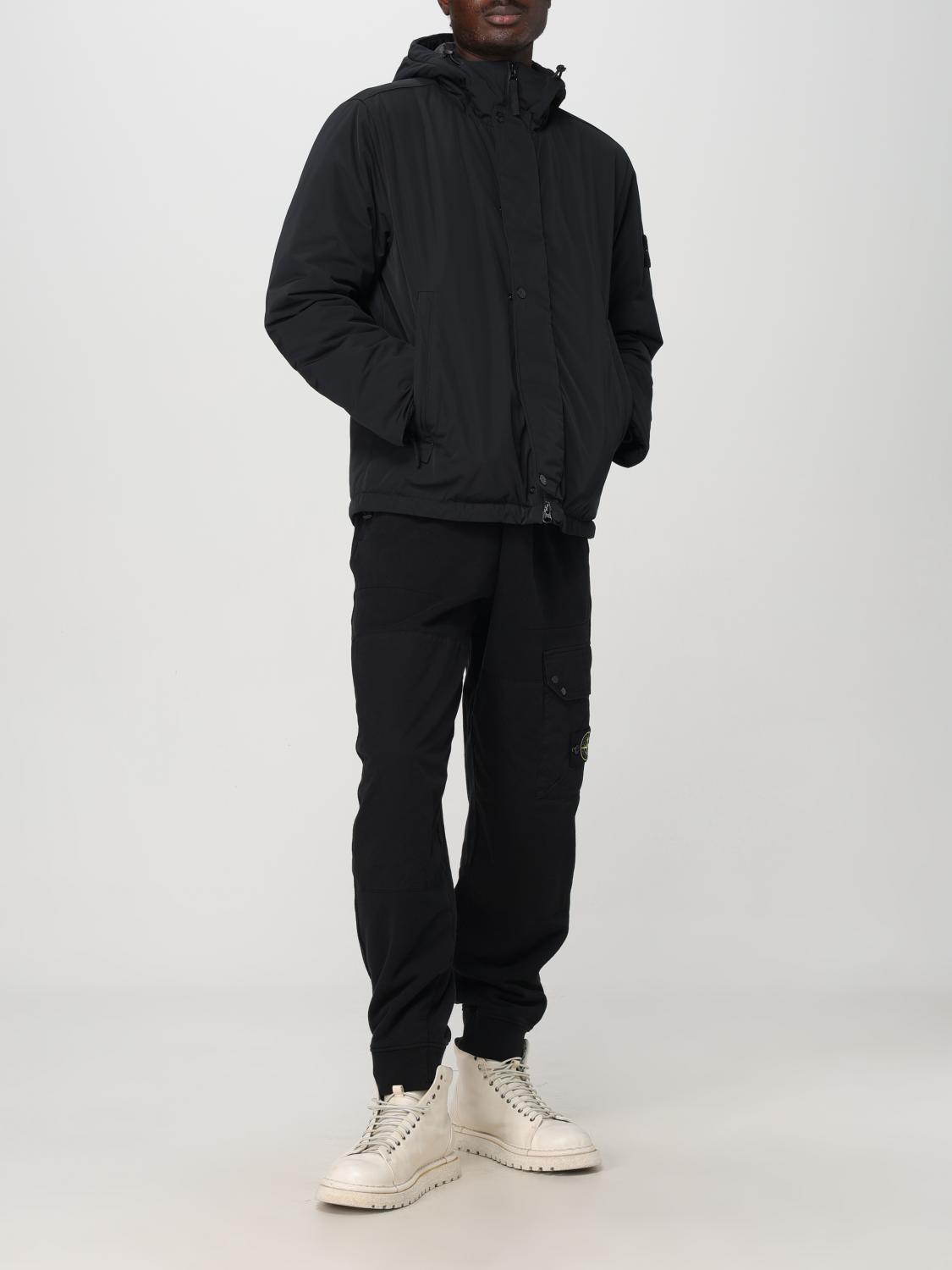 STONE ISLAND JACKE: Jacke herren Stone Island, Schwarz - Img 2