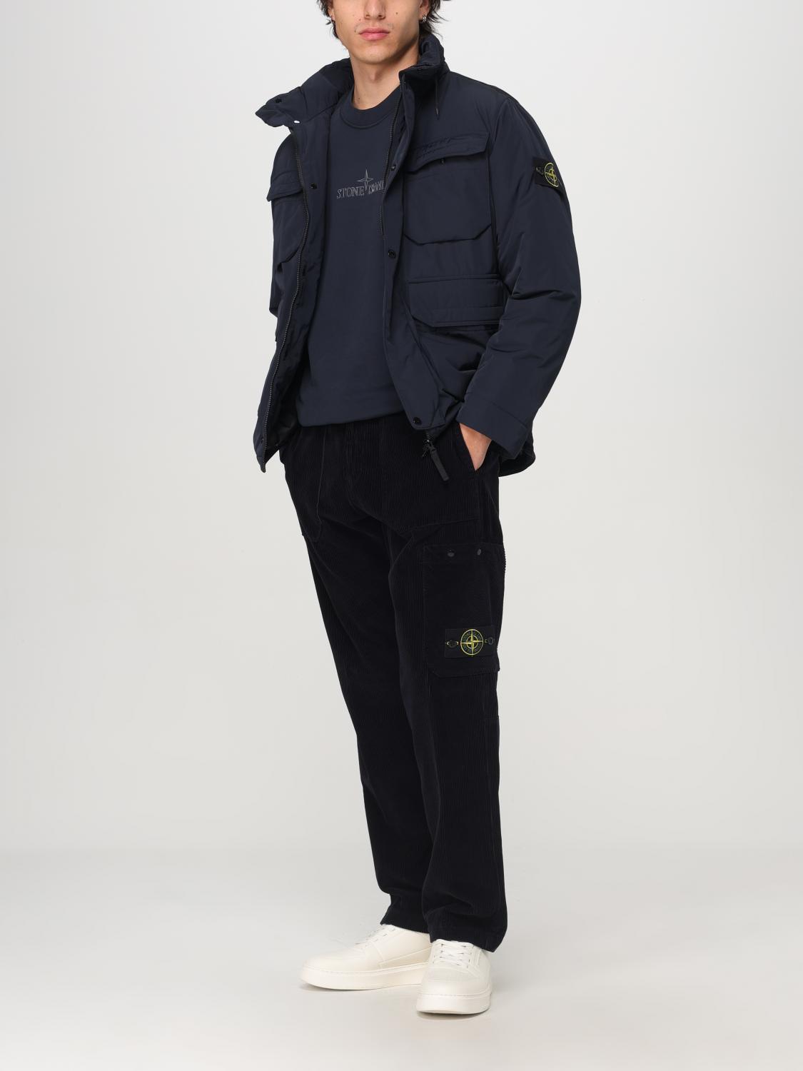 STONE ISLAND 재킷: 재킷 남성 Stone Island, 블루 - Img 2