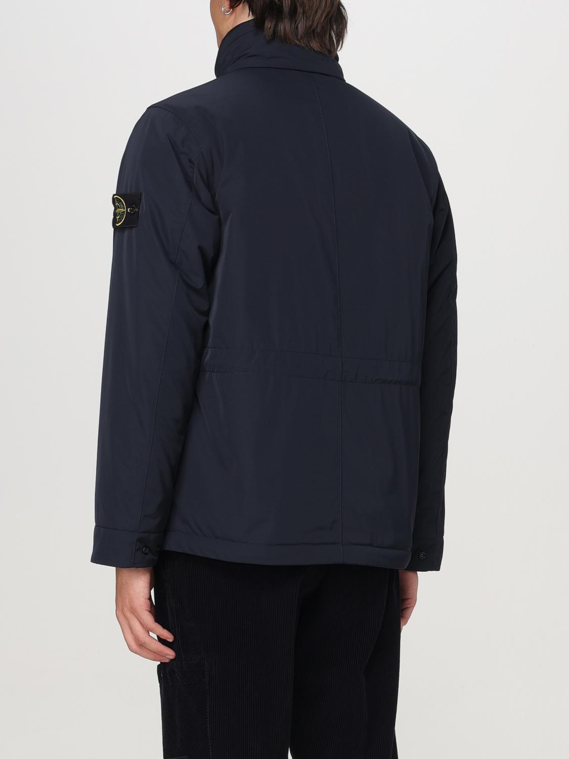 STONE ISLAND 재킷: 재킷 남성 Stone Island, 블루 - Img 3