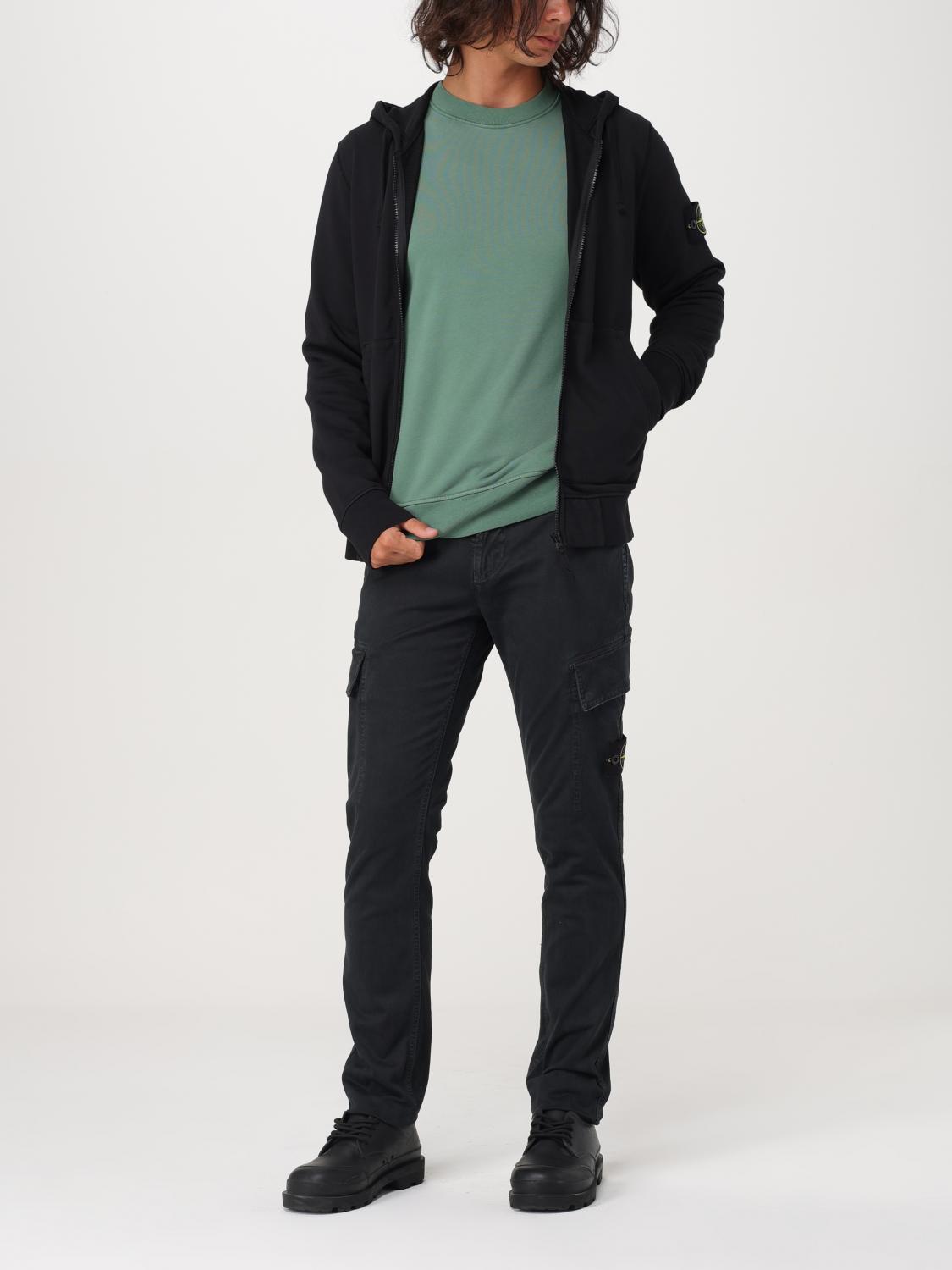 STONE ISLAND スウェットシャツ: スウェットシャツ メンズ Stone Island, ブラック - Img 2