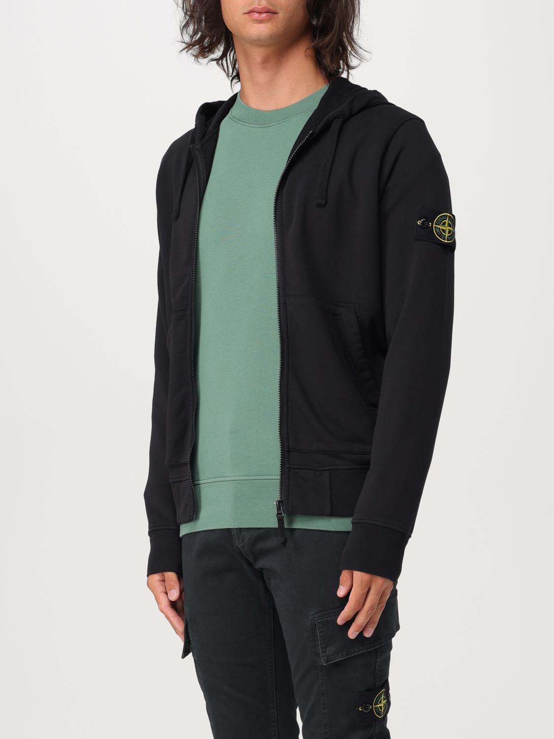 STONE ISLAND スウェットシャツ: スウェットシャツ メンズ Stone Island, ブラック - Img 4