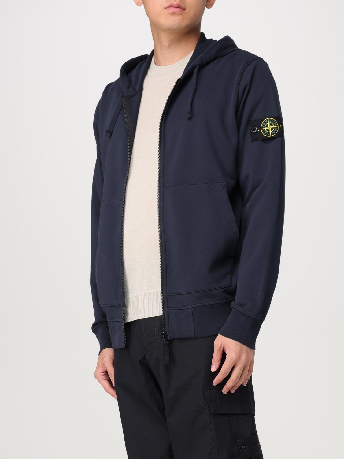 STONE ISLAND SUDADERA: Sudadera hombre Stone Island, Azul Oscuro - Img 4