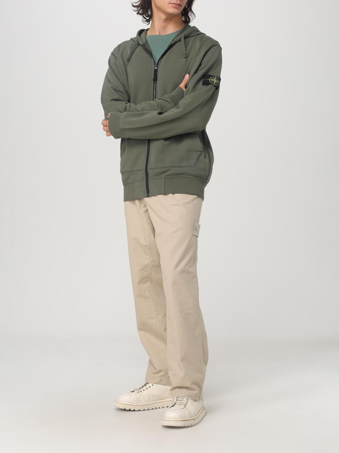 STONE ISLAND SUDADERA: Sudadera hombre Stone Island, Militar - Img 2