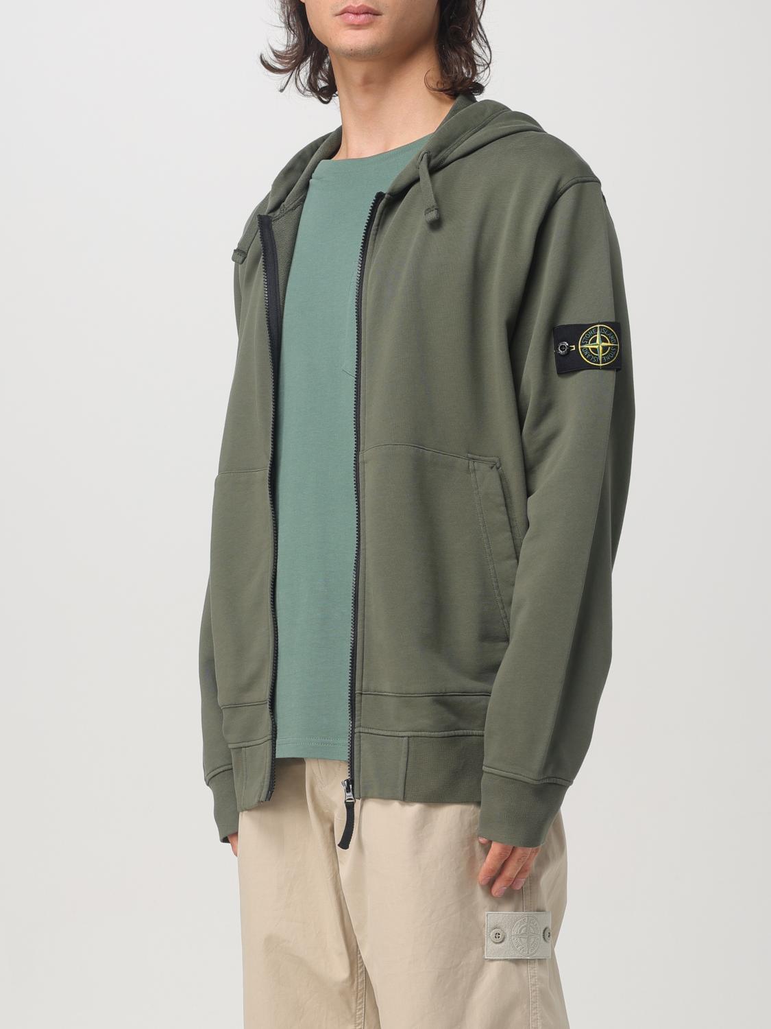 STONE ISLAND SUDADERA: Sudadera hombre Stone Island, Militar - Img 4