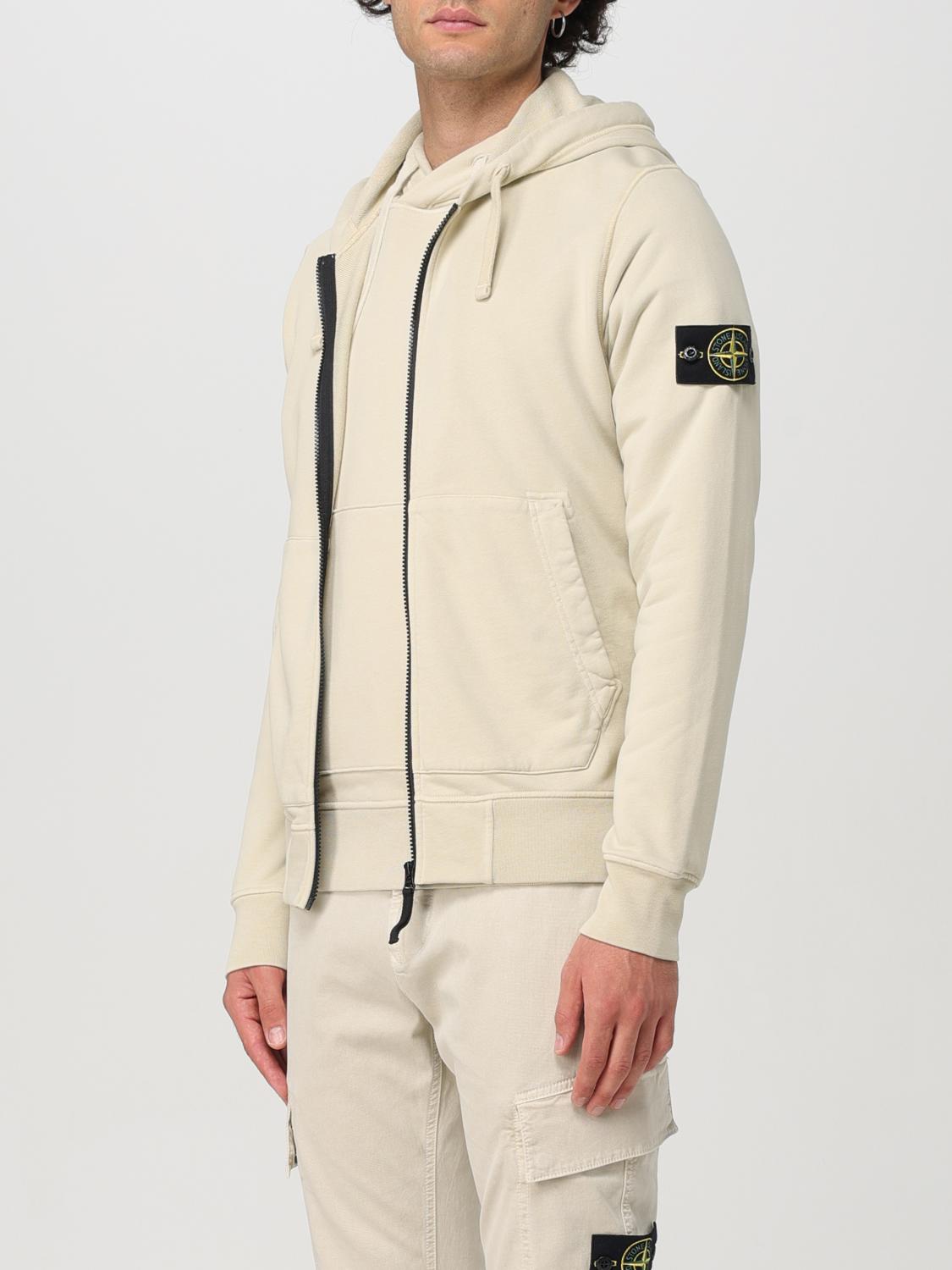 STONE ISLAND SUDADERA: Sudadera hombre Stone Island, Nata - Img 4