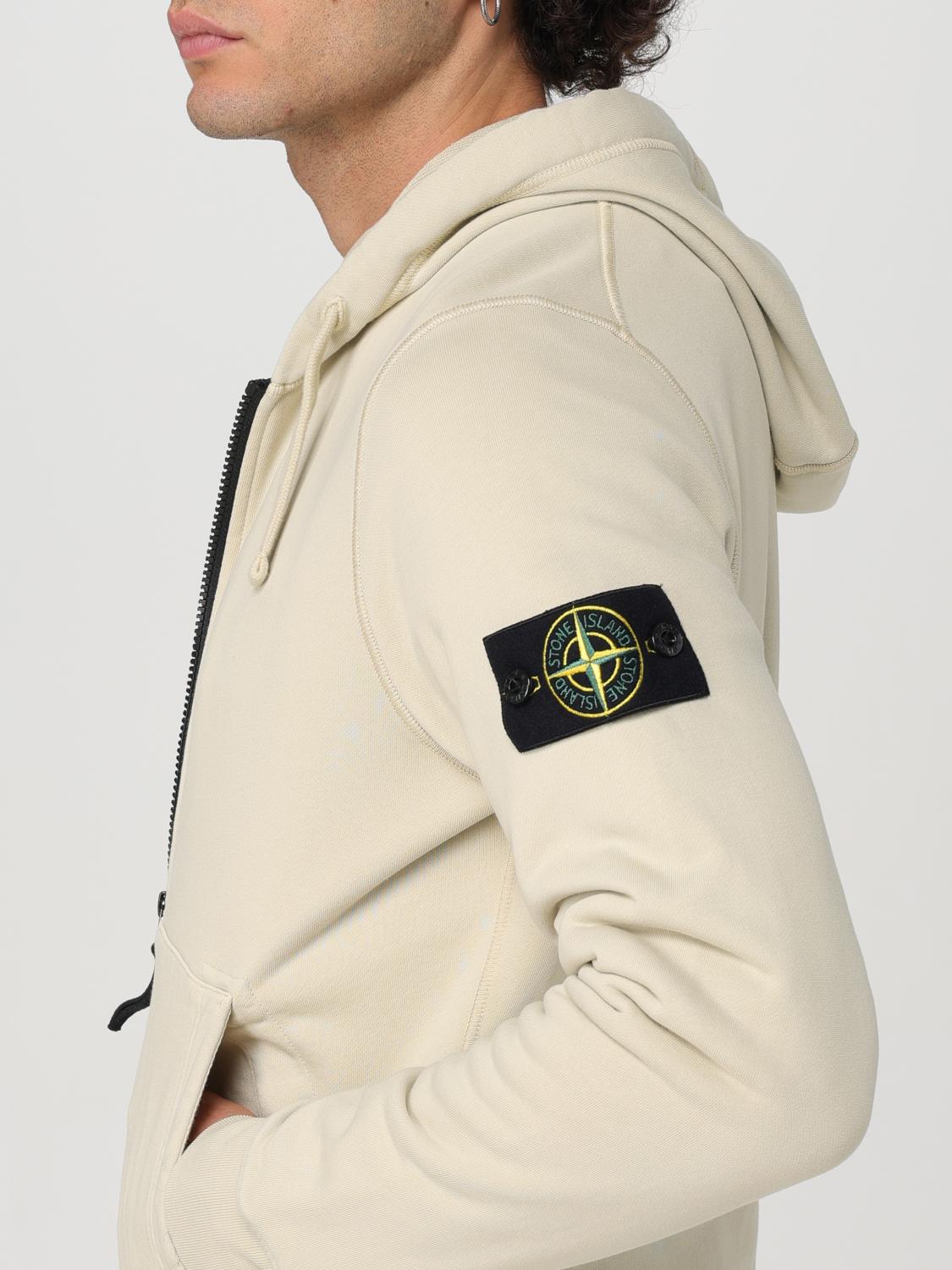 STONE ISLAND SUDADERA: Sudadera hombre Stone Island, Nata - Img 5