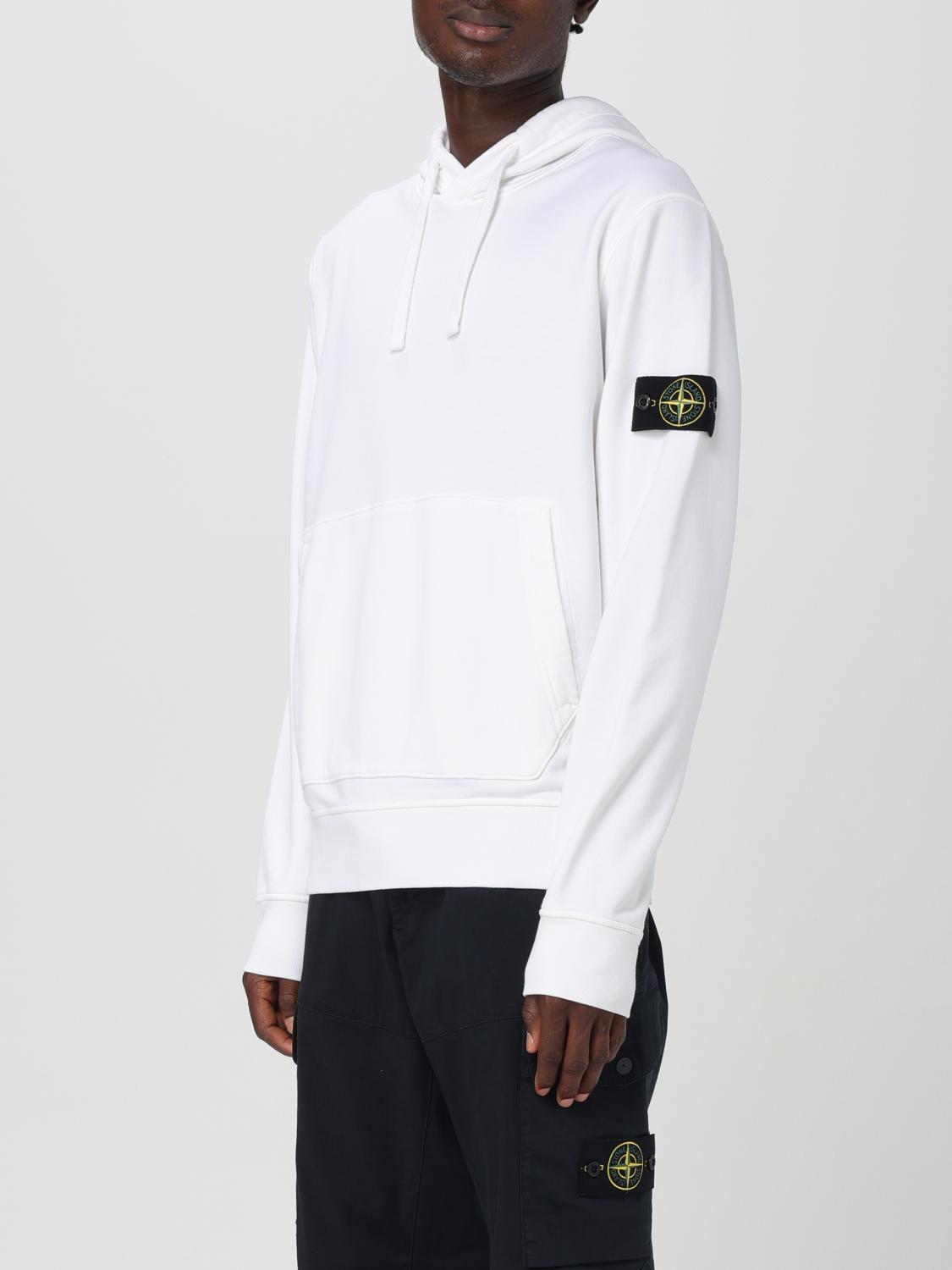 STONE ISLAND SUDADERA: Sudadera hombre Stone Island, Blanco - Img 4