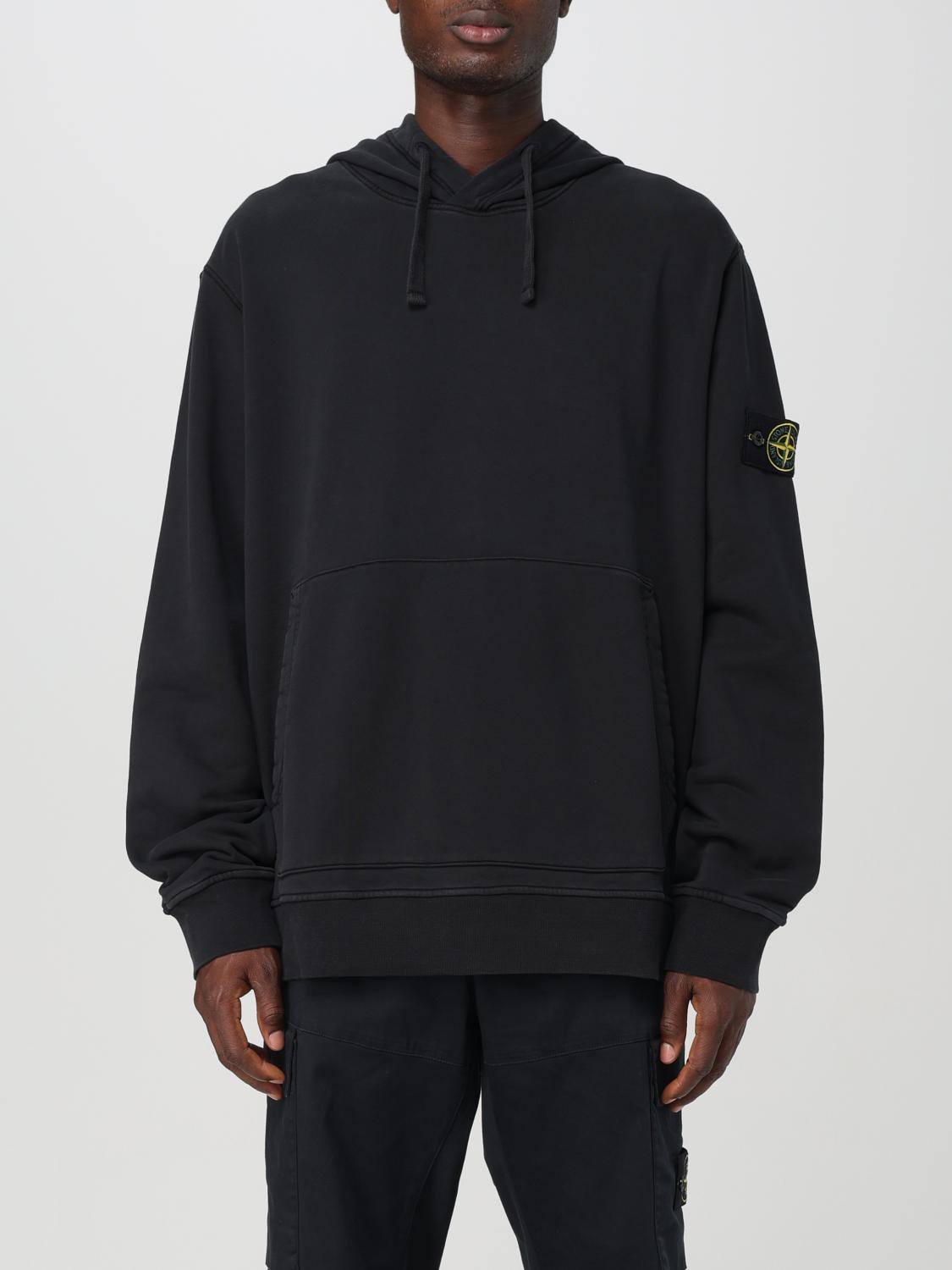 STONE ISLAND SUDADERA: Sudadera hombre Stone Island, Negro - Img 1