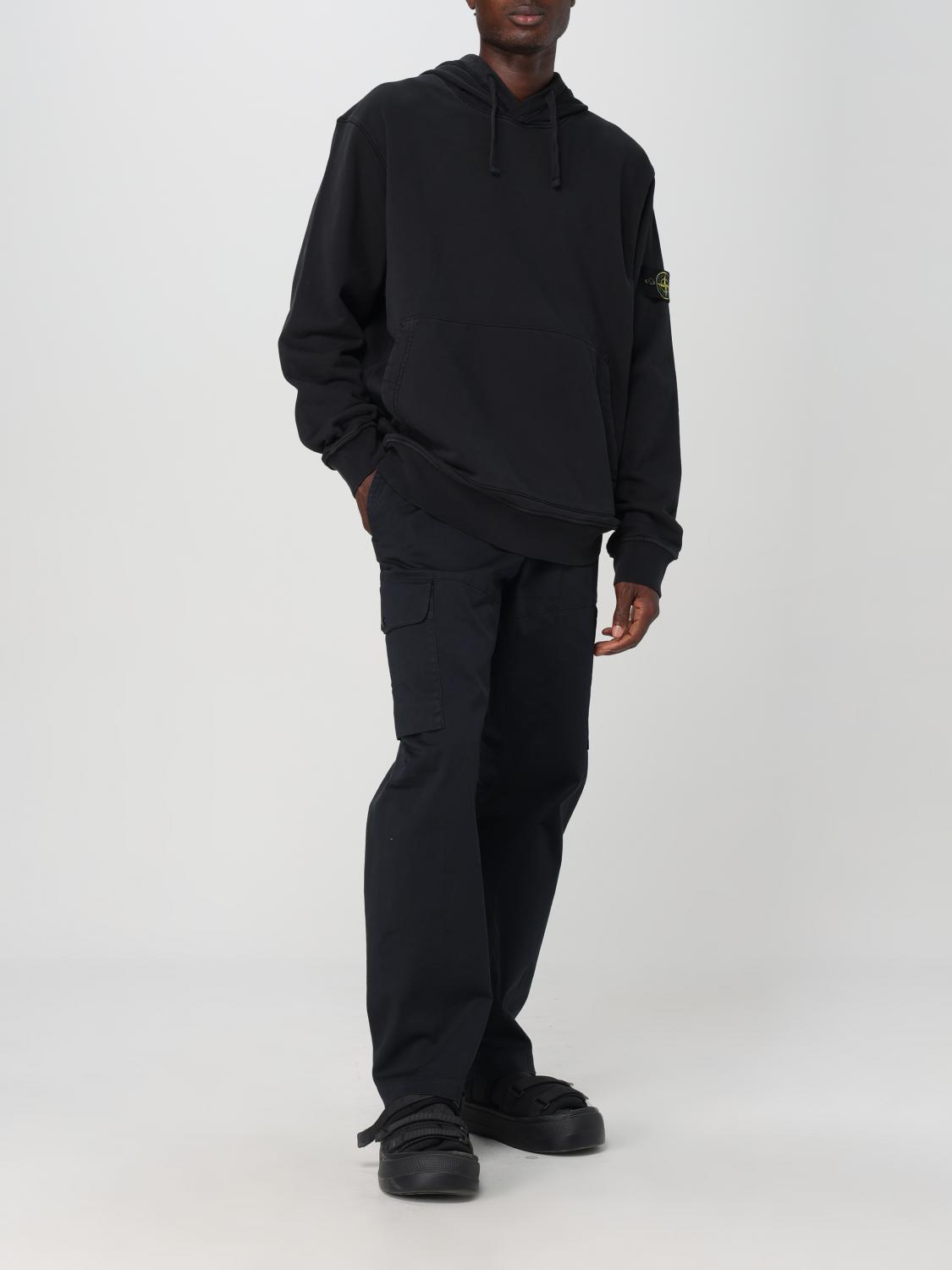 STONE ISLAND SUDADERA: Sudadera hombre Stone Island, Negro - Img 2