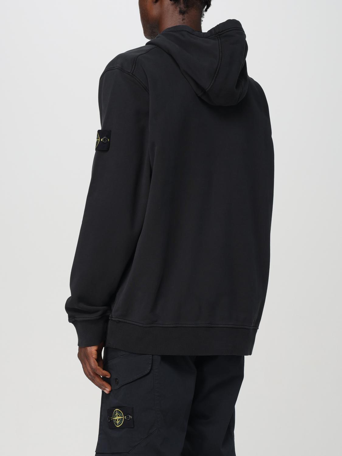 STONE ISLAND SUDADERA: Sudadera hombre Stone Island, Negro - Img 3