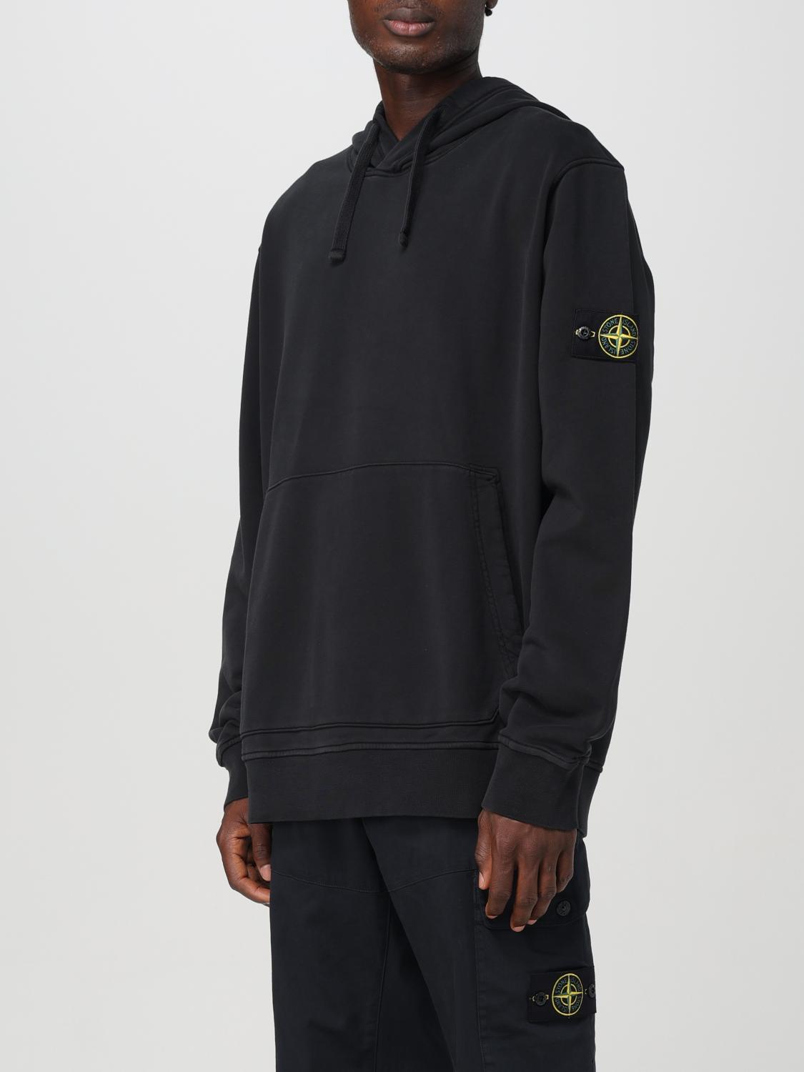 STONE ISLAND SUDADERA: Sudadera hombre Stone Island, Negro - Img 4