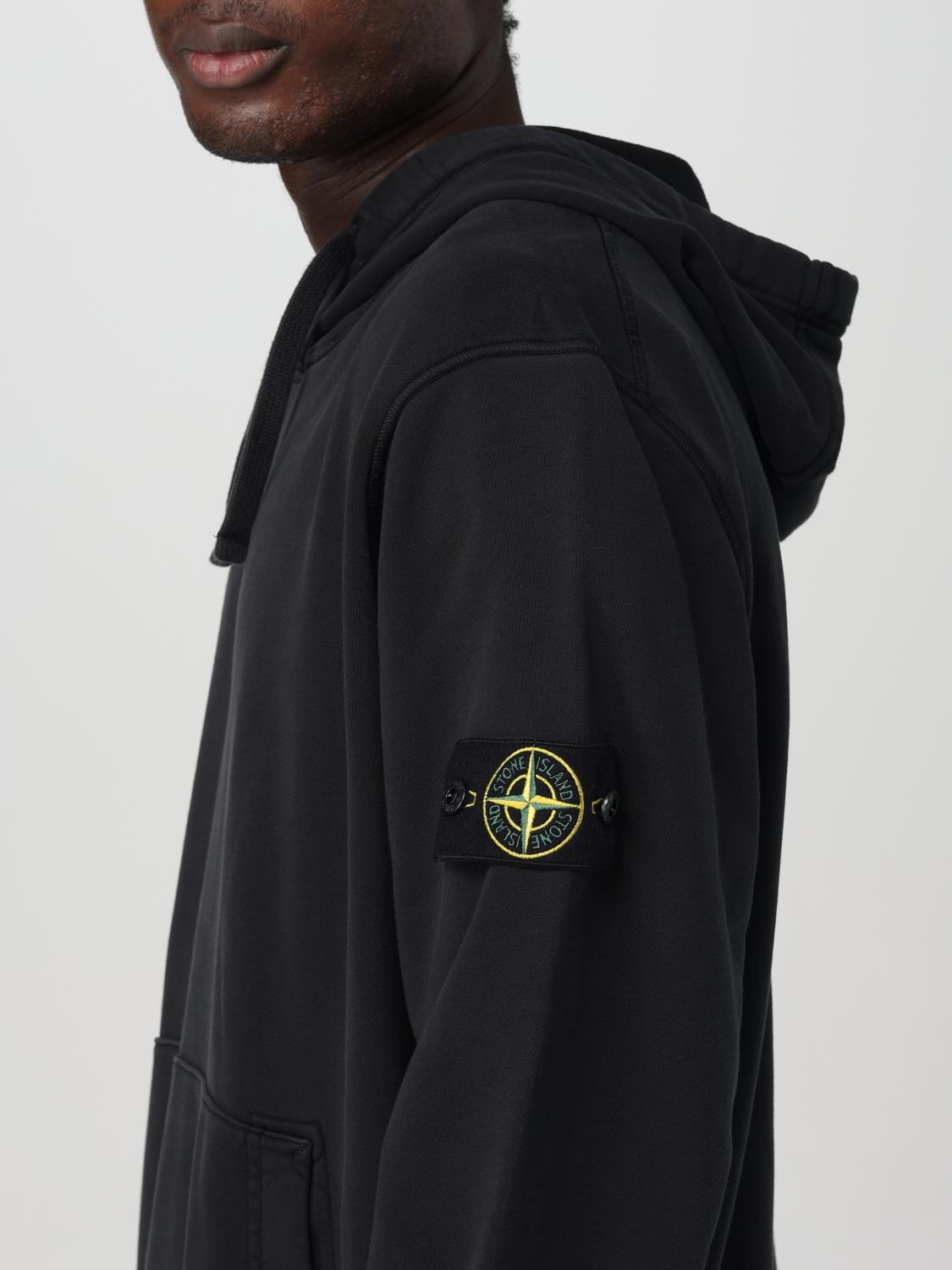 STONE ISLAND SUDADERA: Sudadera hombre Stone Island, Negro - Img 5