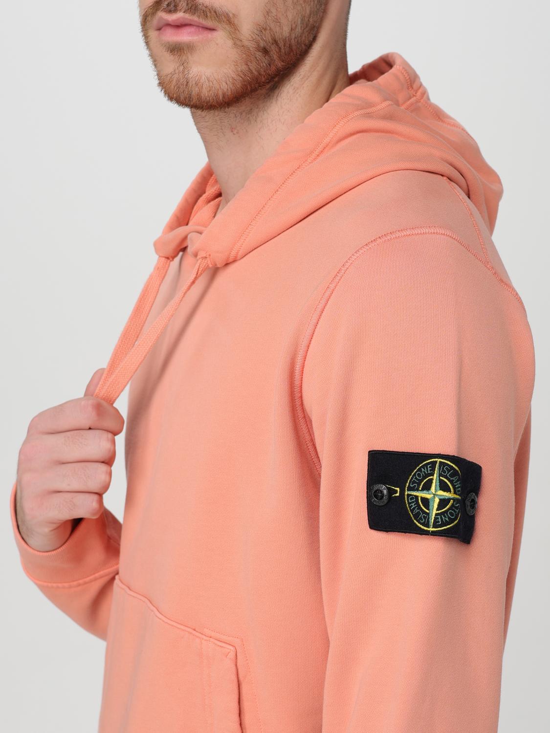 STONE ISLAND SUDADERA: Sudadera hombre Stone Island, Naranja - Img 5