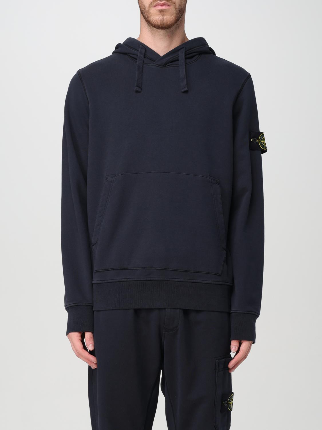 STONE ISLAND SUDADERA: Sudadera hombre Stone Island, Azul Oscuro - Img 1