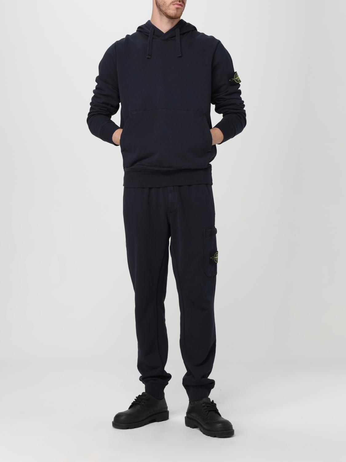 STONE ISLAND SUDADERA: Sudadera hombre Stone Island, Azul Oscuro - Img 2