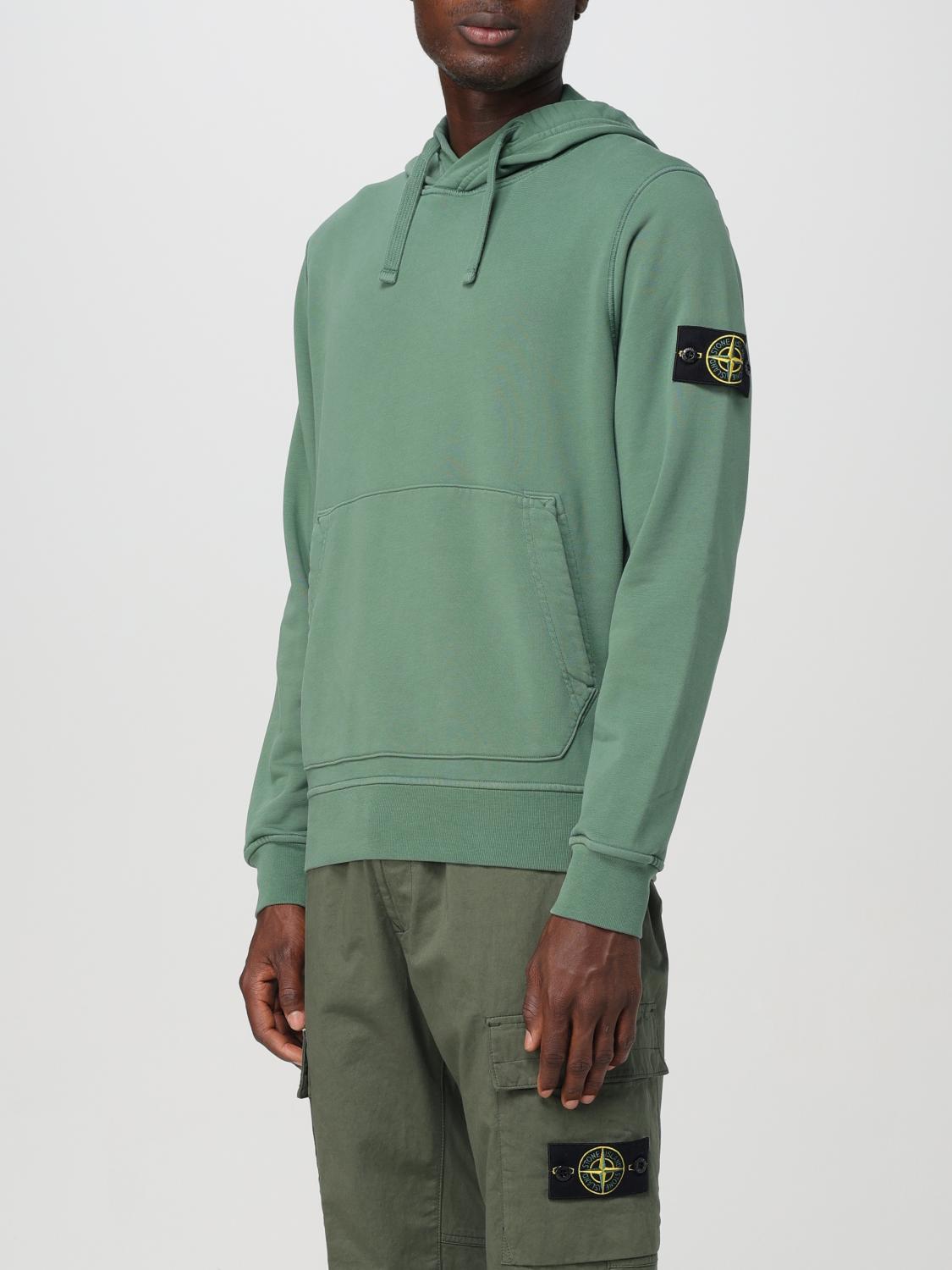 STONE ISLAND 卫衣: 卫衣 男士 Stone Island, 绿色 - Img 4