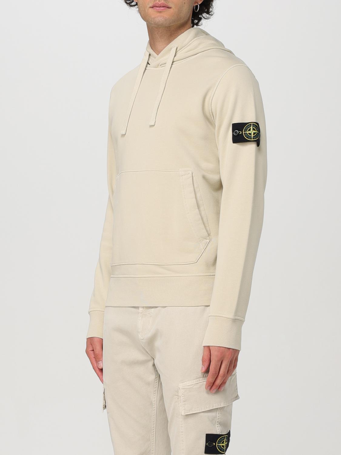 STONE ISLAND SUDADERA: Sudadera hombre Stone Island, Nata - Img 4