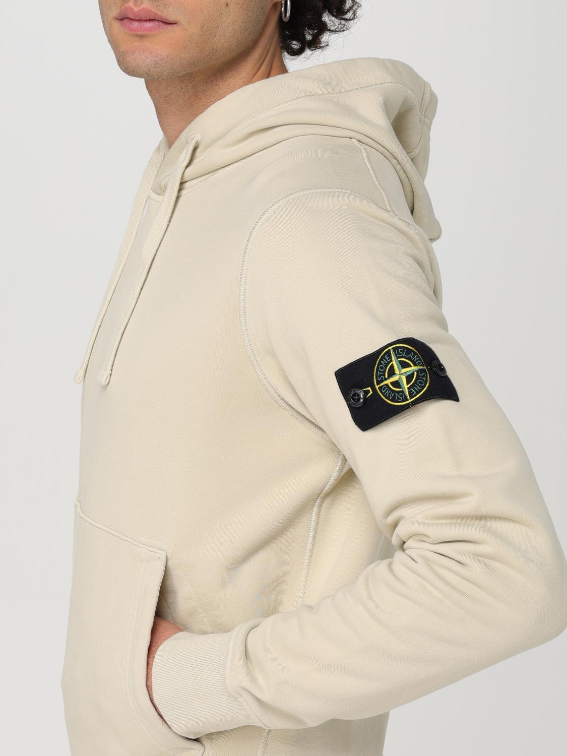 STONE ISLAND SUDADERA: Sudadera hombre Stone Island, Nata - Img 5