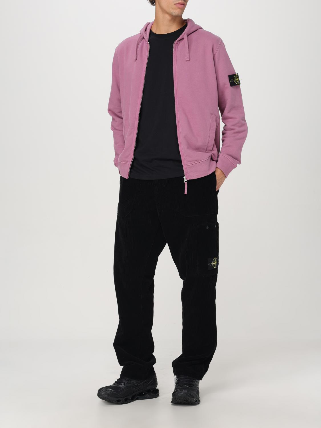 STONE ISLAND SUDADERA: Sudadera hombre Stone Island, Rosa - Img 2