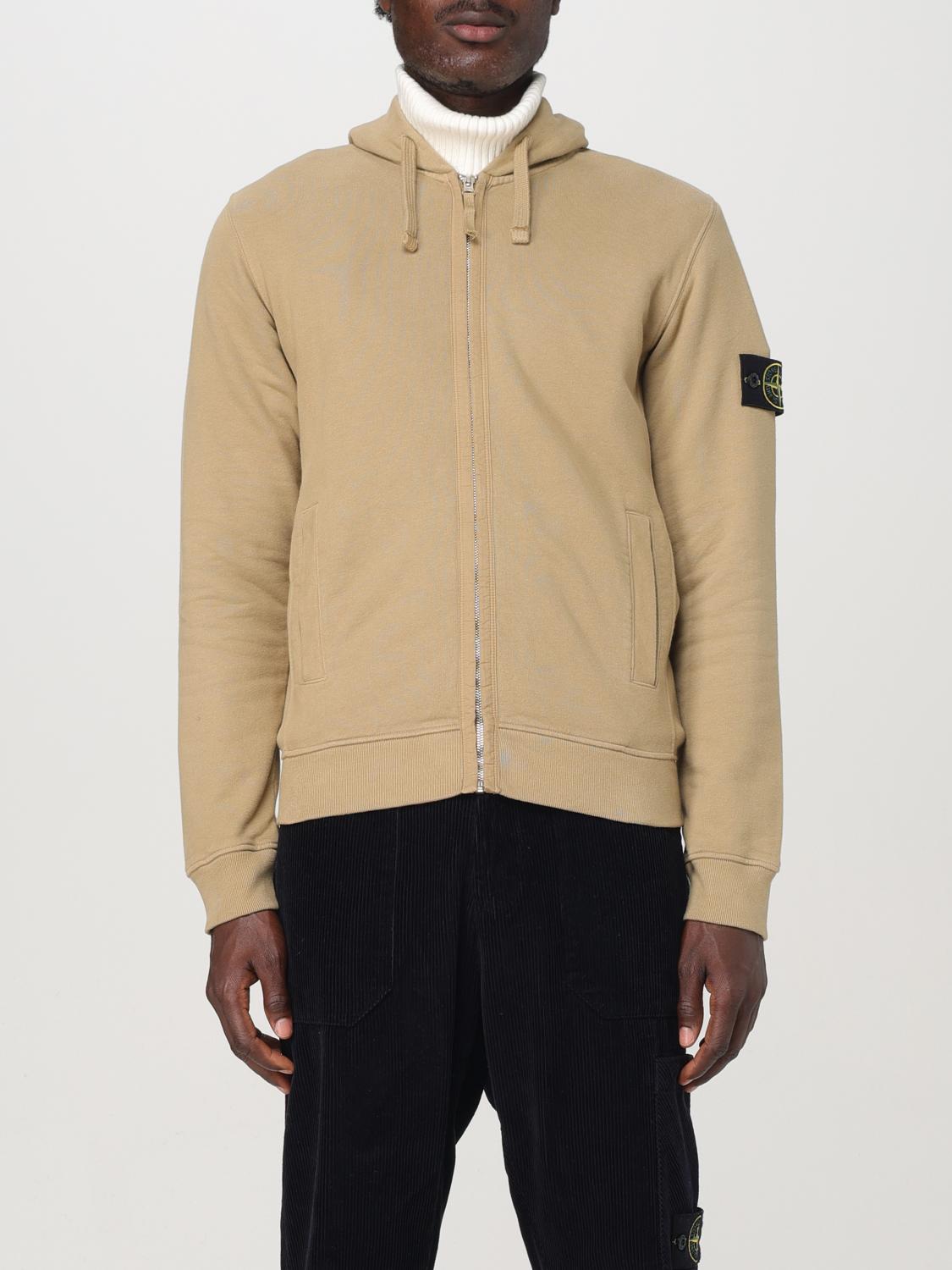 STONE ISLAND SUDADERA: Sudadera hombre Stone Island, Beige - Img 1