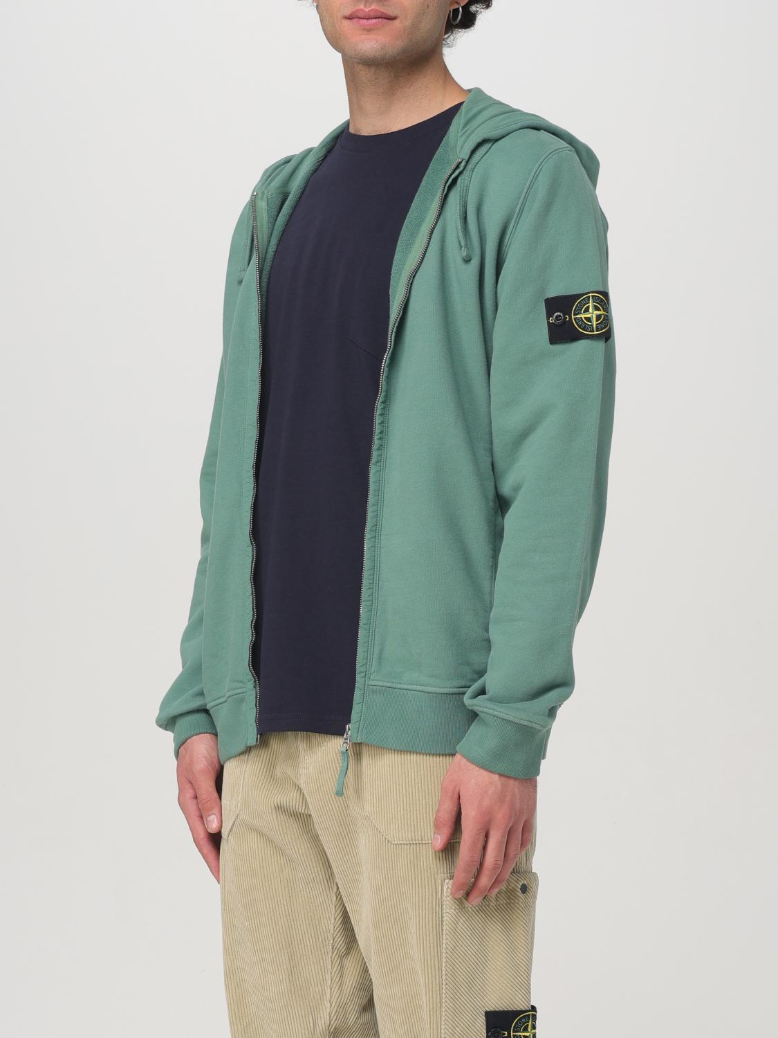 STONE ISLAND SUDADERA: Sudadera hombre Stone Island, Verde Salvia - Img 4