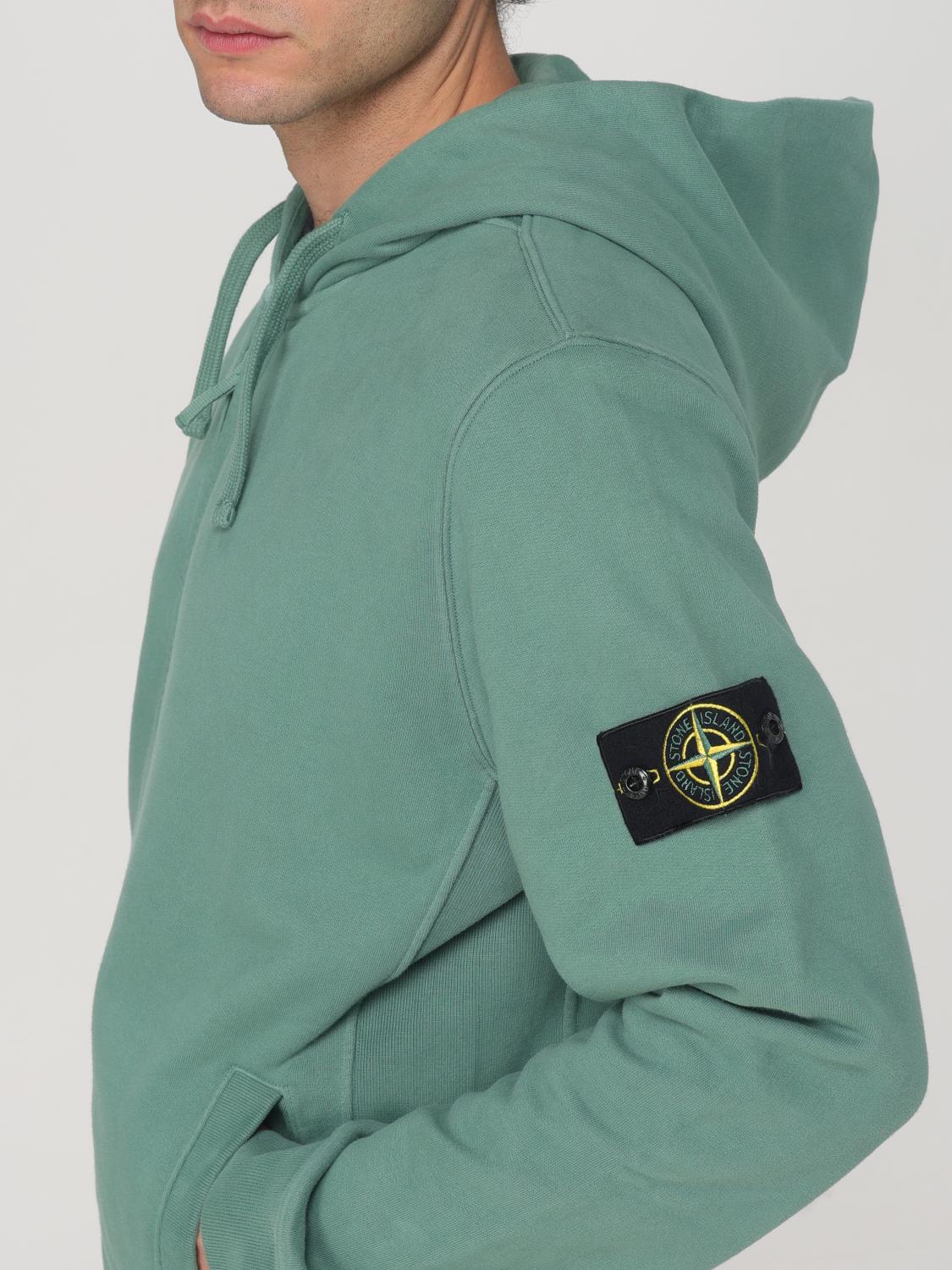 STONE ISLAND SUDADERA: Sudadera hombre Stone Island, Verde Salvia - Img 5